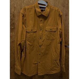 Banana Republic Men's L Brown LS Button Standard Fit Work Casual Dress shirt